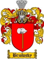 Brzowski coat of arms family crest download