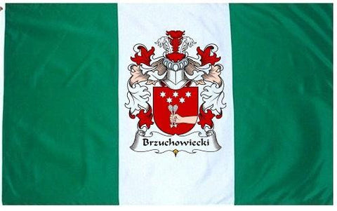 Brzuchowiecki family crest coat of arms flag