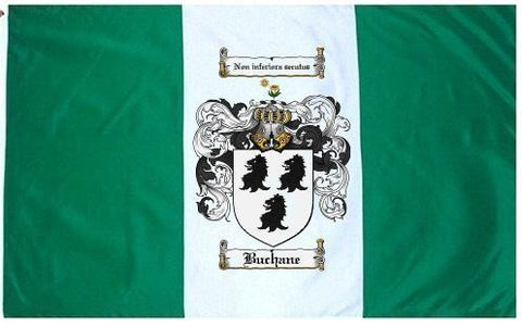 Buchane family crest coat of arms flag