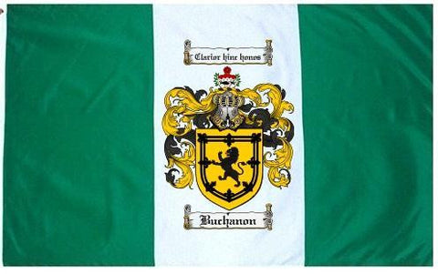 Buchanon family crest coat of arms flag