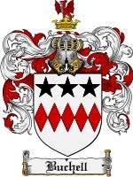 Buchell coat of arms family crest download
