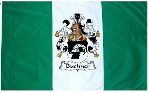 Buchner family crest coat of arms flag