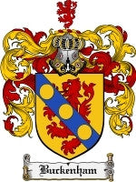Buckenham coat of arms family crest download