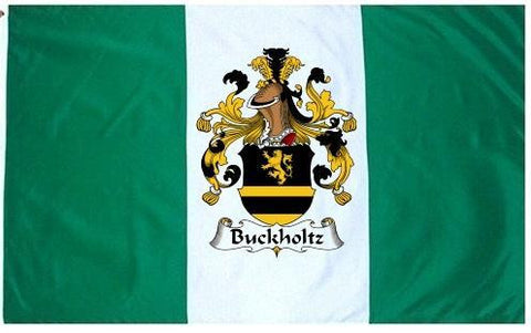 Buckholtz family crest coat of arms flag
