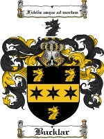 Bucklar coat of arms family crest download