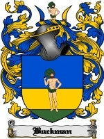 Buckman coat of arms family crest download