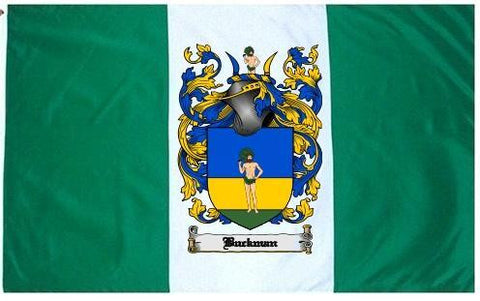 Buckman family crest coat of arms flag