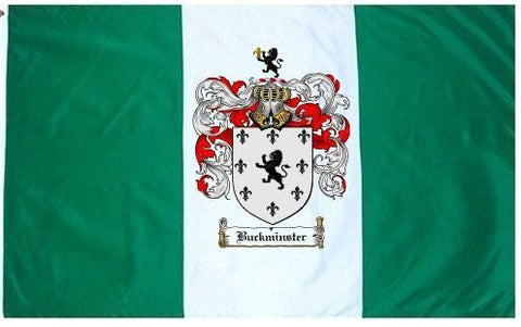 Buckminster family crest coat of arms flag