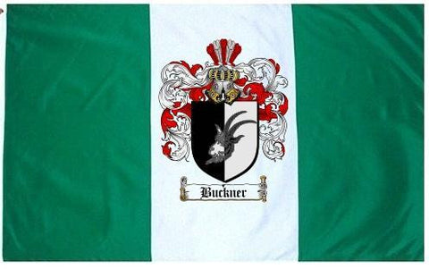 Buckner family crest coat of arms flag