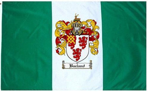 Bucland family crest coat of arms flag