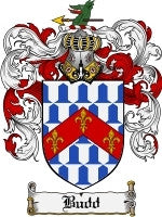 Budd coat of arms family crest download