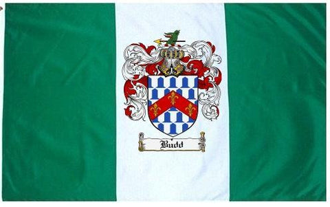 Budd family crest coat of arms flag
