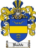 Budde coat of arms family crest download