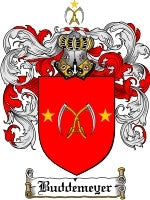 Buddemeyer coat of arms family crest download