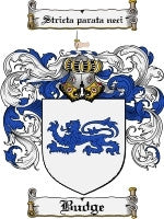 Budge coat of arms family crest download