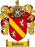 Budway coat of arms family crest download