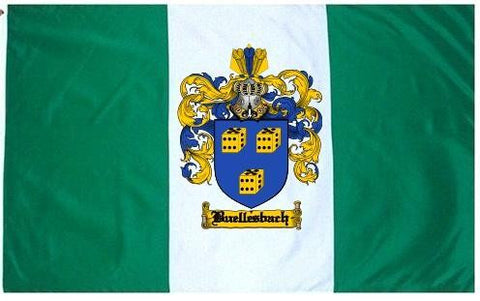 Buellesbach family crest coat of arms flag