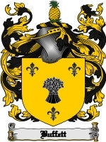 Buffett coat of arms family crest download