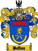 Buffone coat of arms family crest download