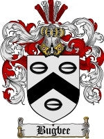 Bugbee coat of arms family crest download