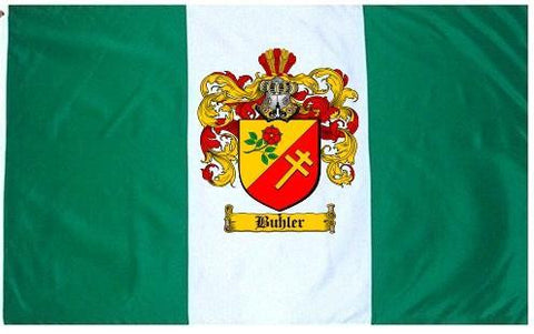 Buhler family crest coat of arms flag