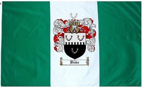 Buke family crest coat of arms flag