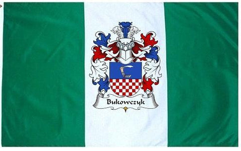 Bukowczyk family crest coat of arms flag