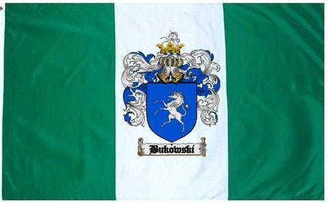 Bukowski family crest coat of arms flag