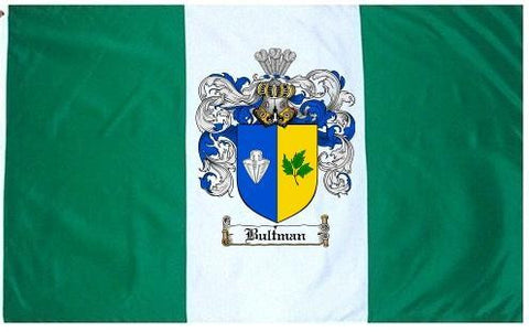 Bultman family crest coat of arms flag