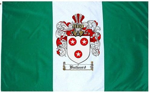 Bulward family crest coat of arms flag