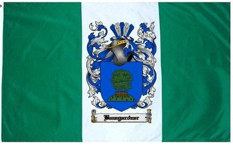 Bumgardner family crest coat of arms flag