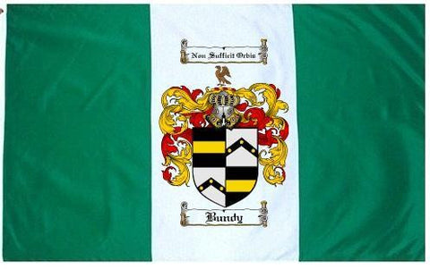 Bundy family crest coat of arms flag