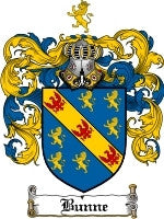Bunne coat of arms family crest download