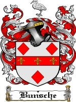 Bunsche coat of arms family crest download