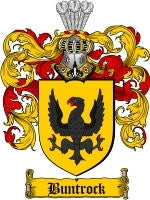 Buntrock coat of arms family crest download