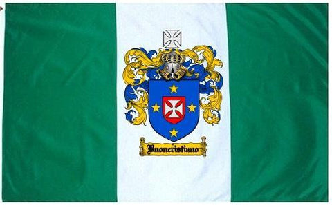 Buoncristiano family crest coat of arms flag