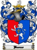 Buono coat of arms family crest download