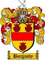 Burgandy coat of arms family crest download