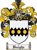 Burghe coat of arms family crest download