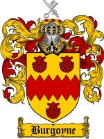 Burgoyne coat of arms family crest download