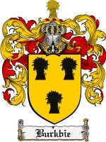 Burkbie coat of arms family crest download