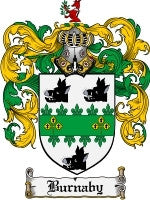 Burnaby coat of arms family crest download