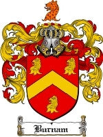 Burnam coat of arms family crest download