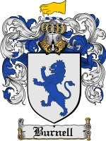 Burnell coat of arms family crest download