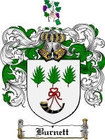 Burnett coat of arms family crest download