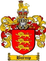 Burnip coat of arms family crest download