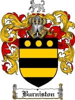 Burniston coat of arms family crest download