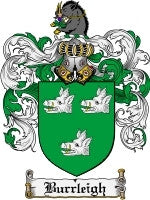 Burrleigh coat of arms family crest download