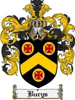 Burys coat of arms family crest download