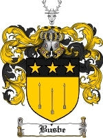 Busbe coat of arms family crest download